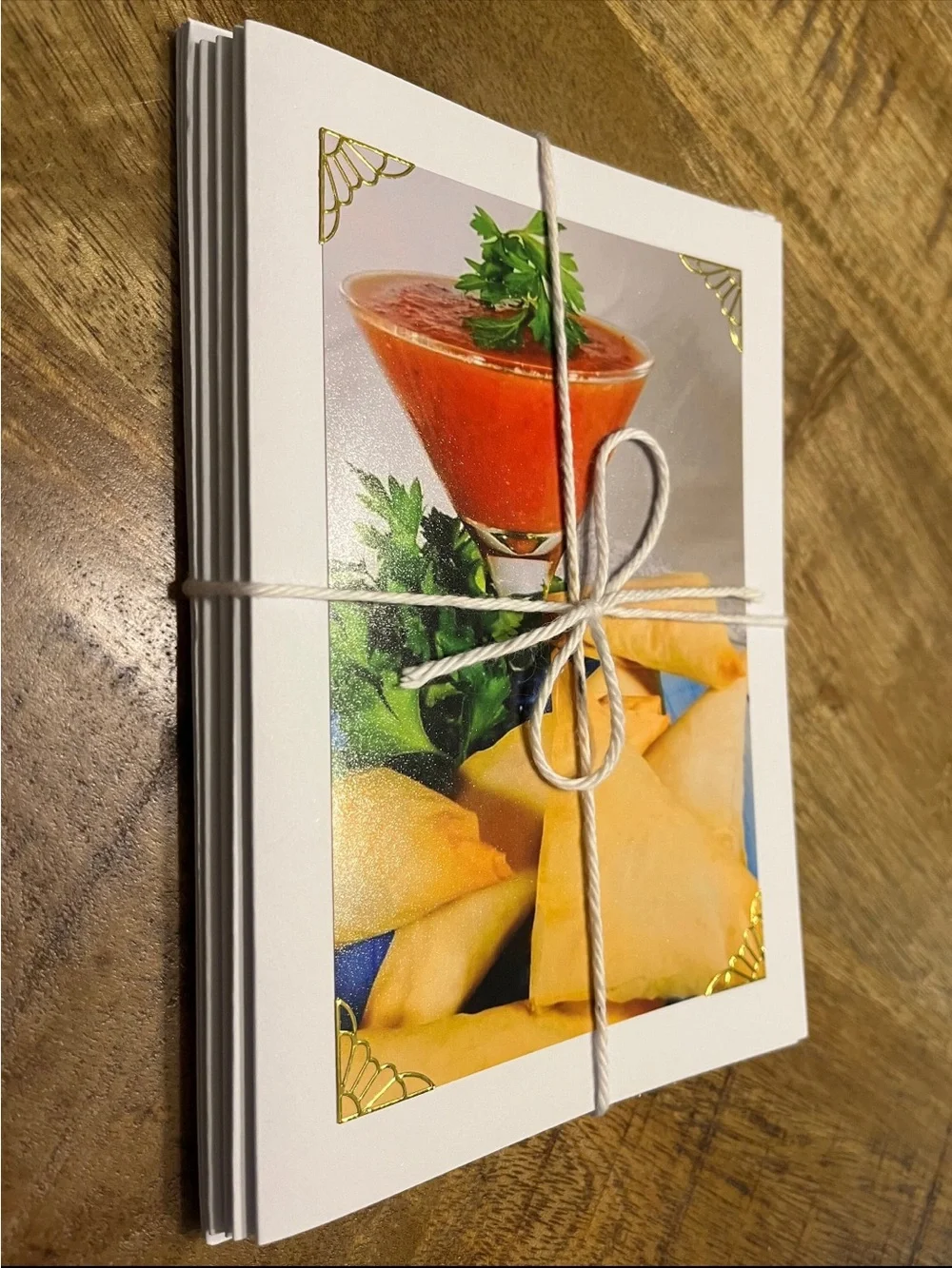 Photo Greeting Card Set - Appetizers